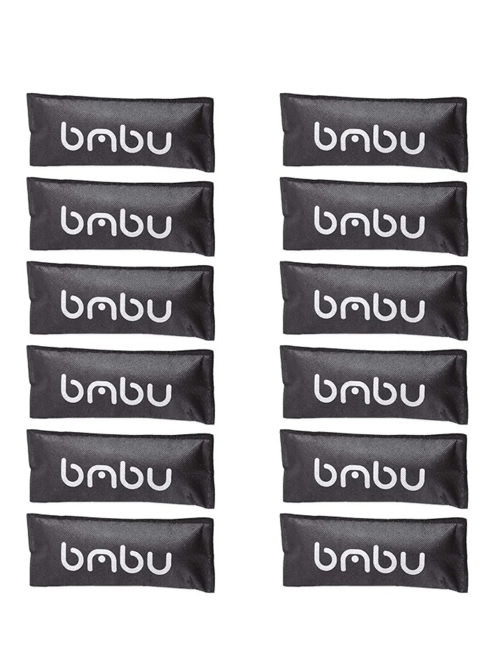 12 pack bmbu all natural 100% bamboo charcoal air purifying insert bags